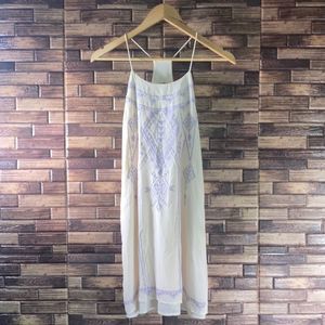 NWT Womens XS Altar’d State Egg Nog & Lavander Summer Dress